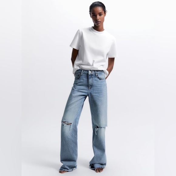 Zara 90s wide leg jeans size EUR 36 / US 27 / 4 - Picture 7 of 7